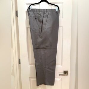 Croft & Barrow grey cotton khaki pants - 42” X 32”